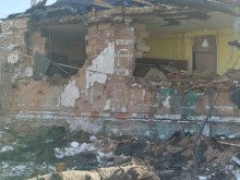 Руїни житлового будинку після ворожого обстрілу