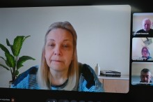 Великоцька Наталя,
заступник директора 
департаменту – начальник управління розвитку територій департаменту 
економіки облдержадміністрації (онлайн).