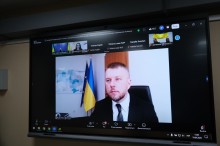Заступник Міністра на нараді онлайн.