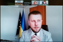 Онлайнове підключення представника міністерства під час тренінгу