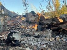 Зруйнований ворожим авіаударом будинок