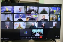 Учасники Ради оборони Донецької області, які приєднались до засідання онлайн