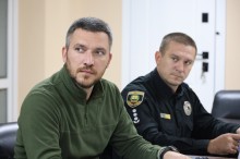 Члени засідання Ради оборони Донецької області