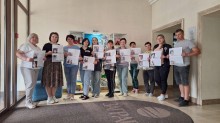 Сіверська міська військова адміністрація "Акція в підтримку жінок, які знаходяться в полоні рф", спільне фото