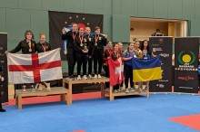 Анастасія Переверзєва у складі збірної України з карате JKS відзначилася «бронзою» Кубку Європи