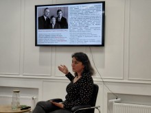 Запрошена спікерка з Українського інституту національної пам'яті розповідає про підпілля ОУН-УПА