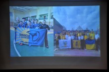 Слайд з презентації про участь спортсменів Донеччини в спортивних змаганнях