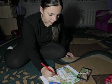 Учасниця Кубка Донецької області з пішохідного туризму «Срібний карабін»