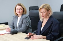 Представниці адміністрації на нараді.