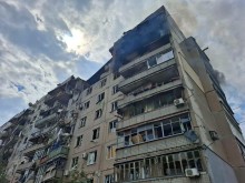 Зруйнований будинок після ворожого обстрілу