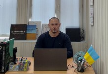 Керівник Ольгинської селищної військової адміністрації Артем Єфіменко