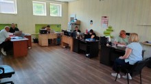 Колектив Комунального підприємства «Лиманський «Зеленбуд» на новому місці разом зі Світланою Бондарєвою