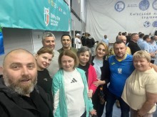 Члени робочої групи у спортивній залі