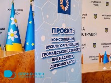 Банер проєкту з надання допомоги ВПО