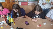 Діти Донеччини під час активностей у межах вишколу "Січ незламних"
