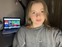 Учасниця онлайн-засідання Дитячого екологічного парламенту Донеччини