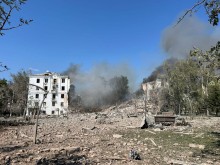 Зруйнований окупантами житловий будинок у Краматорську