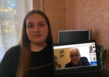Поліна Ларенко, вихованка гуртка «Основи екологічного моніторингу» Донецького обласного еколого-натуралістичного центру,