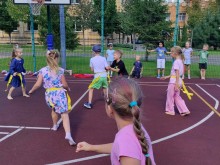 Тренування в ігровій формі для дітей у межах соціального проєкту «Активні парки - локації здорової України»