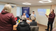 Представники Центру зайнятості проводять зустріч з переселенцями