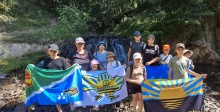 Рій «Нове покоління» з Донеччини   під час фінального етапу Всеукраїнської дитячо-юнацької військово-патріотичної гри «Сокіл» («Джура»)