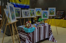 Локація виставки: картини,ляльки-мотанки тощо.