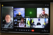 Учасники комісії, які приєднались онлайн