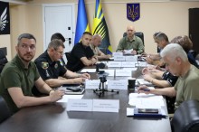 Засідання Ради оборони Донеччини.