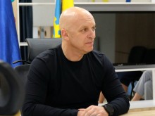 Вадим Філашкін під час зустрічі з волонтерами.