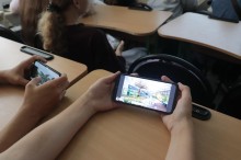 Діти Донеччини під час виконання творчих завдань на екомарафоні