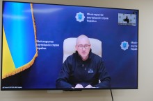 Заступник Міністерстра внутрішніх справ України на нараді онлайн.
