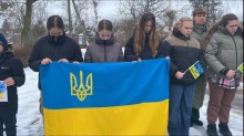 Молодь Донеччини на ході, приуроченої до Національного дня молитви