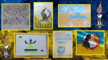 Роботи вихованців Донецького палацу дитячої та юнацької творчості  - учасників обласного челендж-марафону «Світло, що не згасає»