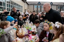 Вадим Філашкін зустрівся з дітьми, які навчаються в релокованому освітньому закладі на Закарпатті