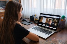 Учасники табору «ART-простір» разом з викладачами під час дозвілля