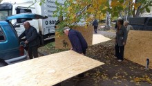 Благодійна організація благодійний фонд «ЯНГОЛИ СПАСІННЯ» забезпечують населення, яке постраждало внаслідок військових дій продуктовими наборами та будівельними матеріалами