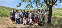 Спільне фото дітей.
Молодь з Волноваської, Ольгинської та Вугледарської громад втілила у Дніпрі екологічний проєкт «Розвиток GreenSkills .