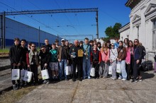 Перечинський міський голова проводжає на вокзалі делегацію з Донецької області