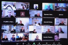 Учасники комісії, які приєднались онлайн