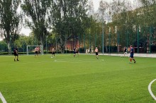 Футбольна секція в межах спортивного простору для переселенців із Донецької області