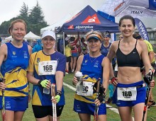 Чемпіонка Європи зі скандинавської ходьби Тетяна Назарова у складі жіночої збірної України