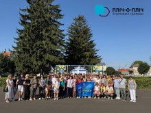 Загальне фото переселенців під час екскурсії до міста Белз