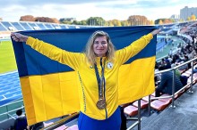 Переможниця змагань з метання молоту на Дефлімпійських іграх Римма Філімошкіна визнана кращою у листопаді серед спортсменів Донеччини з інвалідністю