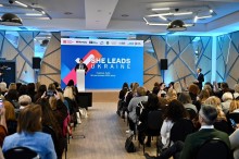 Спікер розповідає про She Leads Ukraine – простір підтримки, мотивації та взаємодії