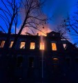 Зруйноваеий ворожим обстрілом будинок