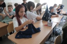 Діти Донеччини під час виконання творчих завдань на екомарафоні