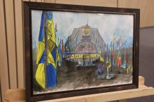 Творча робота студентів Краматорського фахового коледжу технологій та дизайну на виставці «На лінії вогню. Крізь полум’я — до волі»