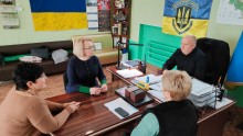 Наталія Адамова зустрічається з керівництвом Лиманської громади