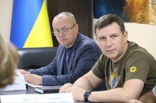 Учасники засідання Ради оборони Донецької області
