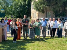 Спільне фото учасників відкриття Алеї пам'яті